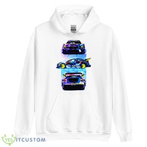 Travis Pastrana’s 2020 Subaru Wrx Sti Stunt Car Shirt - Unisex Heavy Blend Hooded Sweatshirt