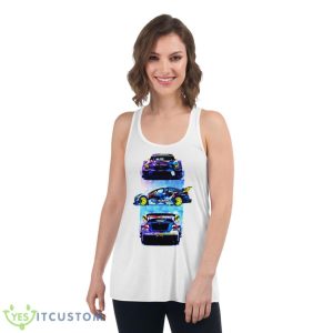 Travis Pastrana’s 2020 Subaru Wrx Sti Stunt Car Shirt - Women's Flowy Racerback Tank