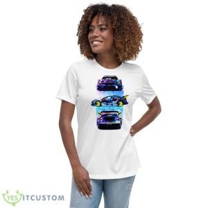 Travis Pastrana’s 2020 Subaru Wrx Sti Stunt Car Shirt - Women's Relaxed Short Sleeve Jersey Tee