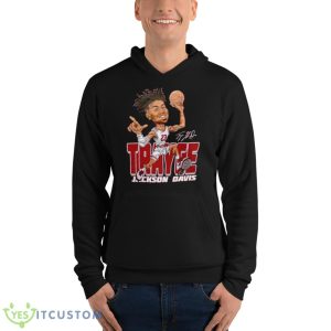 Trayce Jackson Davis Caricature Shirt - Unisex Fleece Pullover Hoodie