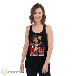 Trayce Jackson Davis Caricature Shirt - Women's Flowy Racerback Tank