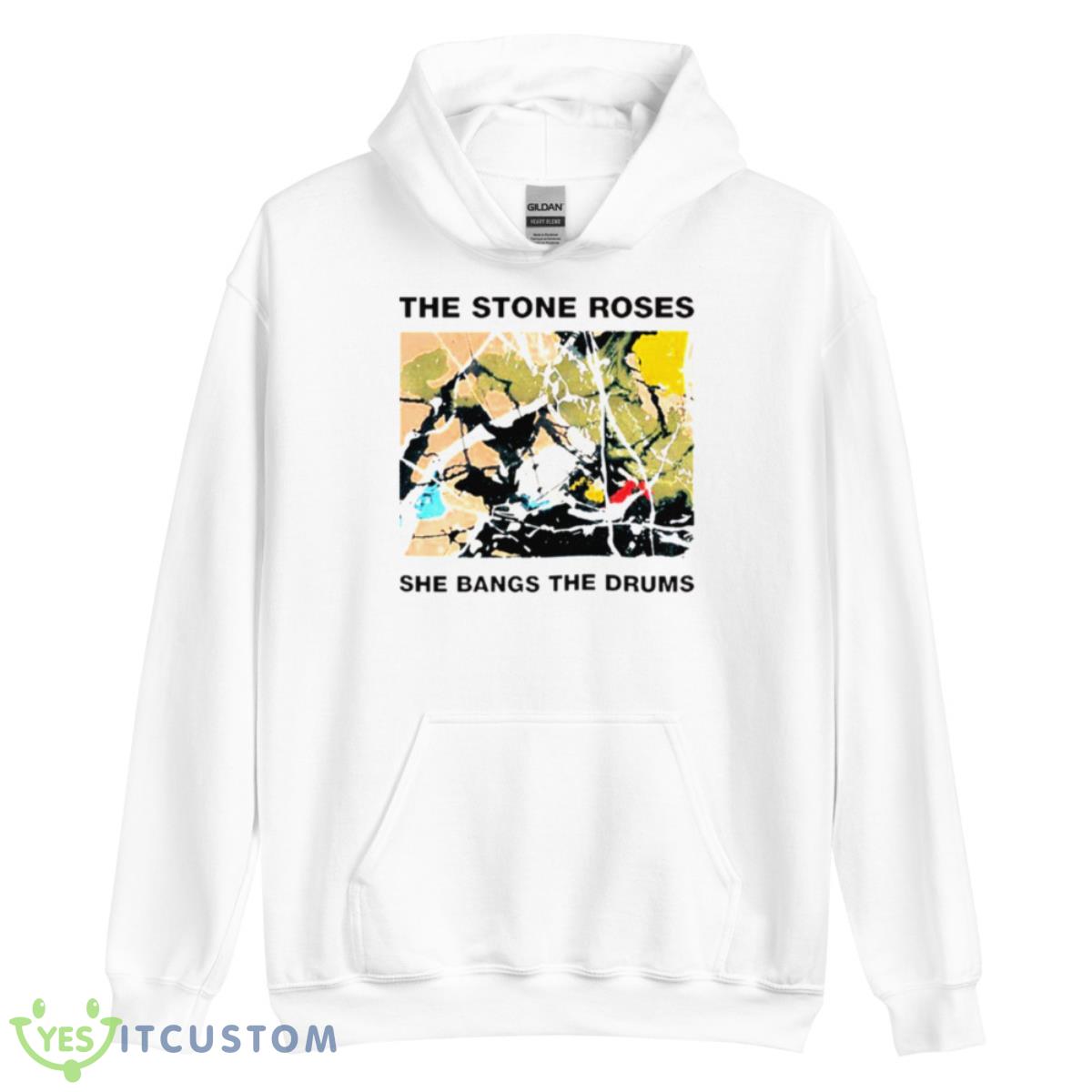 Trending She Bangs The Drums The Stone Roses Shirt 11 Trending She Bangs The Drums The Stone Roses Shirt - Unisex Heavy Blend Hooded Sweatshirt