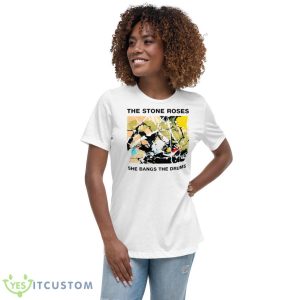 Trending She Bangs The Drums The Stone Roses Shirt 9 Trending She Bangs The Drums The Stone Roses Shirt - Women's Relaxed Short Sleeve Jersey Tee