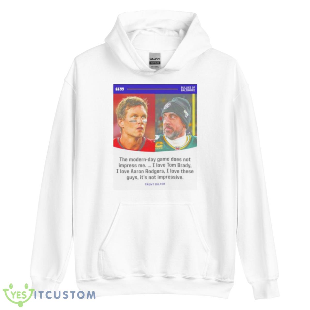 Trent Dilfer The Modern Day Game Does Not Impress Me Shirt 3 Trent Dilfer The Modern Day Game Does Not Impress Me Shirt - Unisex Heavy Blend Hooded Sweatshirt