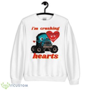 Trucker I’m Crushing Hearts Shirt - Unisex Heavy Blend Crewneck Sweatshirt