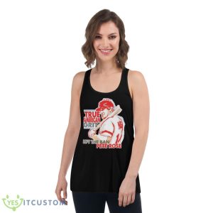 True American Grit Lift The Ban Pete Rose Shirt - Women's Flowy Racerback Tank