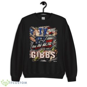 Ty Gibbs Joe Gibbs Racing Team Collection Patriotic Shirt - Unisex Crewneck Sweatshirt