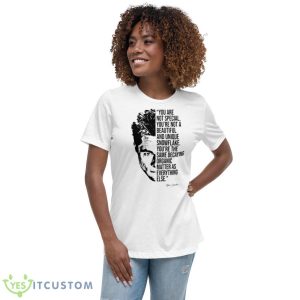 Tyler Durden Quotes Fight Club Brad PiShirt 9 Tyler Durden Quotes Fight Club Brad PiShirt - Women's Relaxed Short Sleeve Jersey Tee