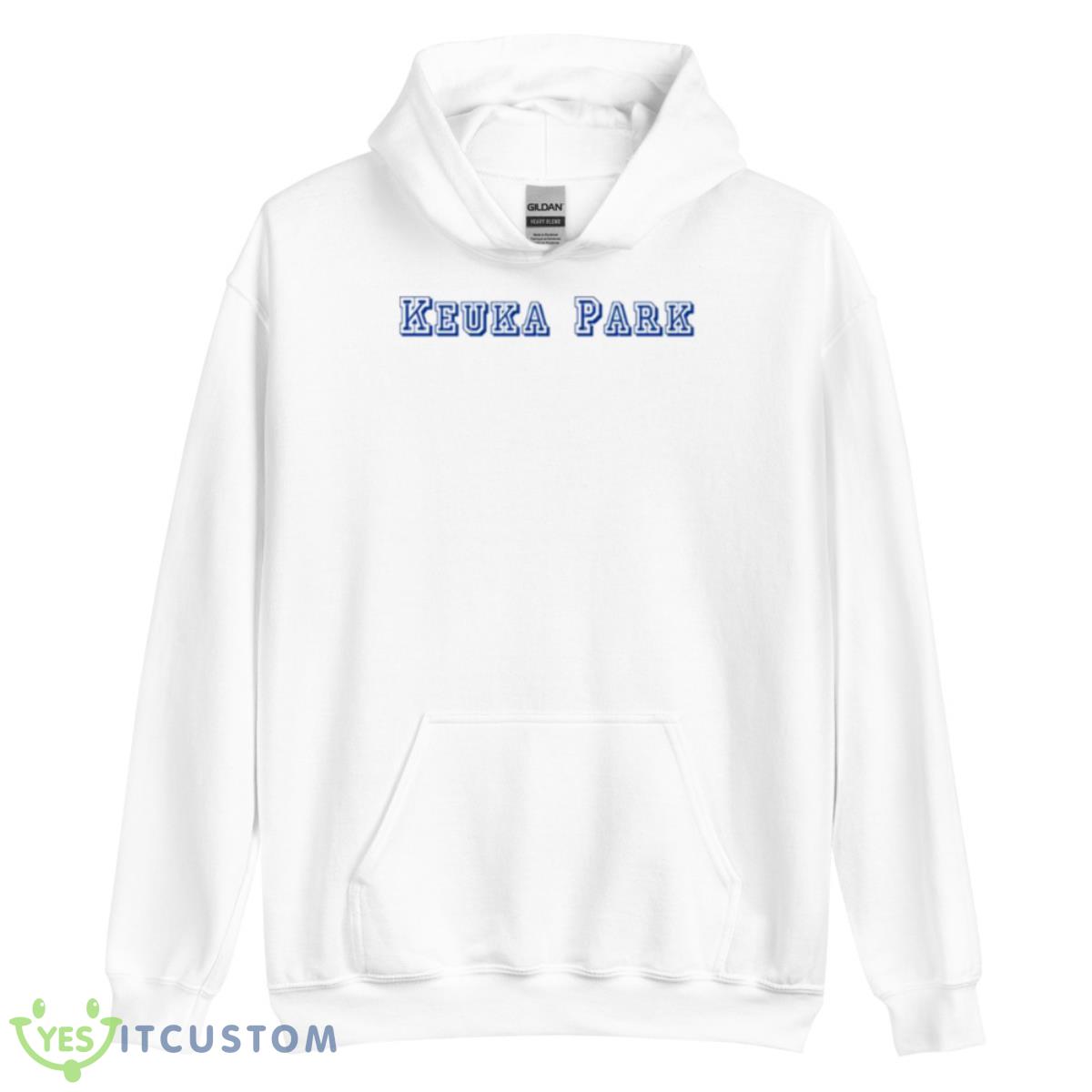 Typographic Design Keuka Park Shirt 3 Typographic Design Keuka Park Shirt - Unisex Heavy Blend Hooded Sweatshirt