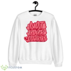 Typographic Design Not Your Habibi Shirt - Unisex Heavy Blend Crewneck Sweatshirt