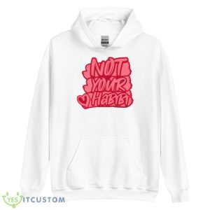 Typographic Design Not Your Habibi Shirt - Unisex Heavy Blend Hooded Sweatshirt