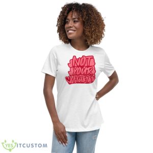Typographic Design Not Your Habibi Shirt - Women's Relaxed Short Sleeve Jersey Tee