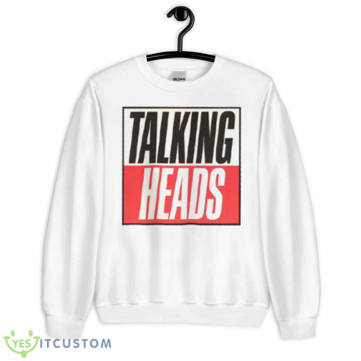 Typographic Logo Of The Talking Heads Shirt 2 Typographic Logo Of The Talking Heads Shirt - Unisex Heavy Blend Crewneck Sweatshirt