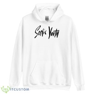 Typographic Logo Sonic Youth Shirt 7 Typographic Logo Sonic Youth Shirt - Unisex Heavy Blend Hooded Sweatshirt