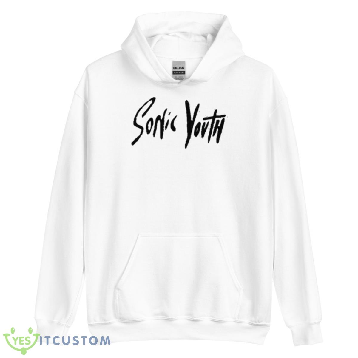 Typographic Logo Sonic Youth Shirt 11 Typographic Logo Sonic Youth Shirt - Unisex Heavy Blend Hooded Sweatshirt