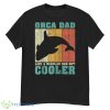 Vintage Retro Orca Dad Like A Regular Dad Father’s Day Raglan Baseball Tee - G500 Men’s Classic T-Shirt