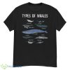 Whale Lover Tshirt, Whale Lover Gift, Types Of Whales Shirt - G500 Men’s Classic T-Shirt
