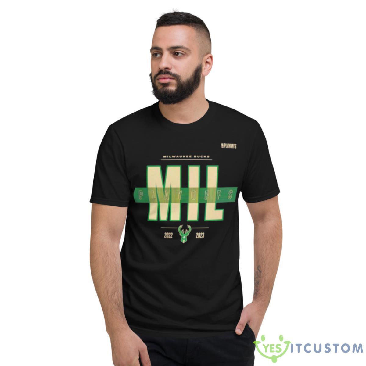 2023 NBA Playoffs Milwaukee Bucks Shirt 2 2023 NBA Playoffs Milwaukee Bucks Shirt - Short Sleeve T-Shirt