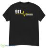 911 Dispatcher Heartbeat Thin Gold Line Shirt - G500 Men’s Classic T-Shirt