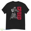 Adonis Creed Pose With Vertical Logo Red Shirt - G500 Men’s Classic T-Shirt
