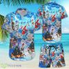 Aloha Christmas With Skeleton Button Down Shirts Best Beach Gift Ideas Product Photo 1