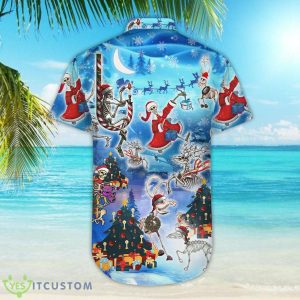 Aloha Christmas With Skeleton Button Down Shirts Best Beach Gift Ideas 11 Aloha Christmas With Skeleton Button Down Shirts Best Beach Gift Ideas Product Photo 5