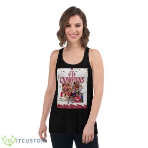 Arkansas Women’s Indoor Track & Field 2023 SEC Champions Shirt - Women's Flowy Racerback Tank