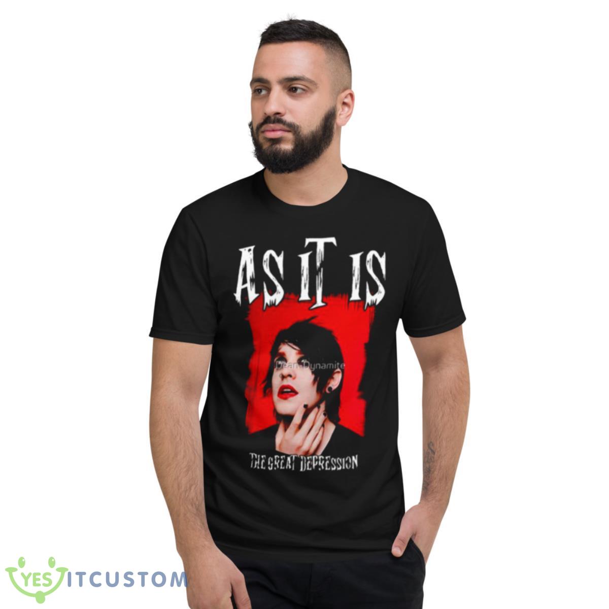 As It Is The Great Depression Marilyn Manson Shirt 2 As It Is The Great Depression Marilyn Manson Shirt - Short Sleeve T-Shirt