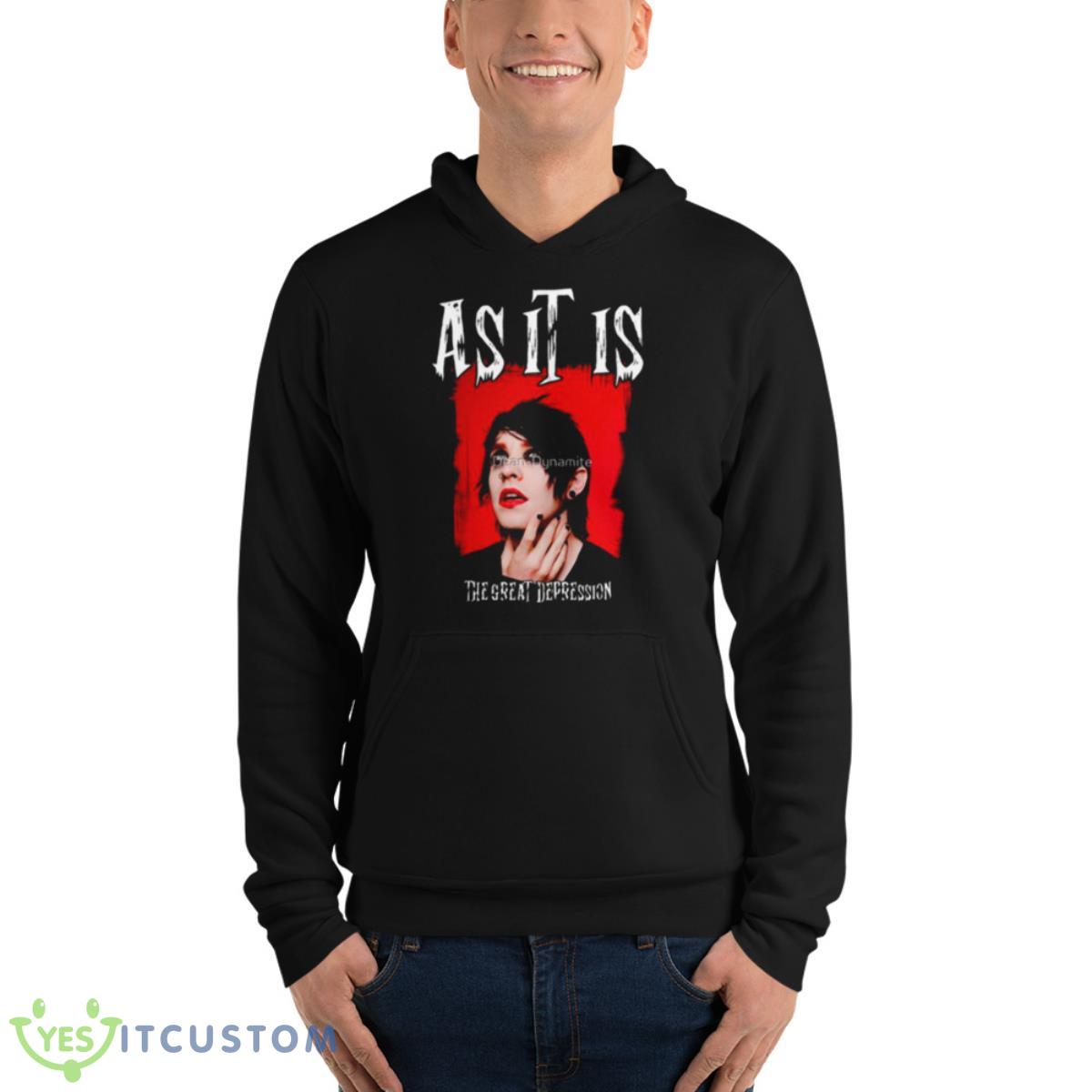As It Is The Great Depression Marilyn Manson Shirt 4 As It Is The Great Depression Marilyn Manson Shirt - Unisex Fleece Pullover Hoodie