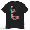 As Much Rest As Possible AMRAP Funny FIT2SERVE Shirt - G500 Men’s Classic T-Shirt