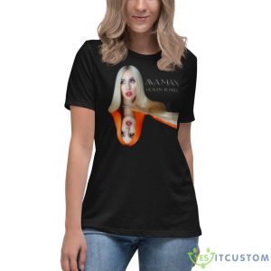 Ava Max Heaven And Hell Trendy Sweatshirt - Women's Relaxed Short Sleeve Jersey Tee