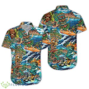 Awesome Tropical Surfing Tiki Hawaii Shirt Hawaii Gift Ideas 9 Awesome Tropical Surfing Tiki Hawaii Shirt Hawaii Gift Ideas Product Photo 3