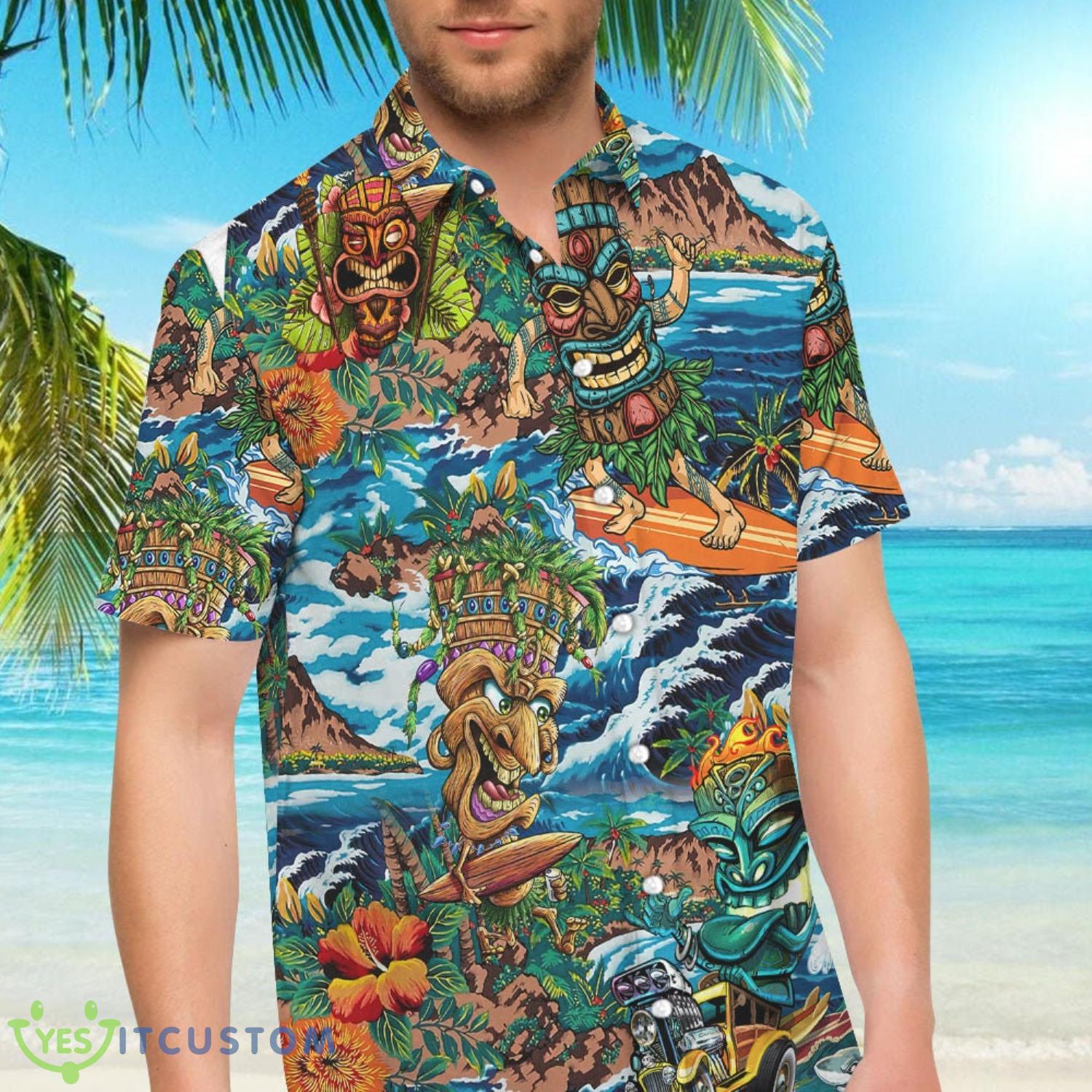 Awesome Tropical Surfing Tiki Hawaii Shirt Hawaii Gift Ideas 6 Awesome Tropical Surfing Tiki Hawaii Shirt Hawaii Gift Ideas Product Photo 6