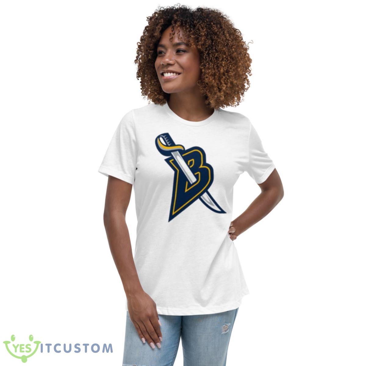 B And Sword Buffalo Sabres Shirt 5 B And Sword Buffalo Sabres Shirt - Women's Relaxed Short Sleeve Jersey Tee