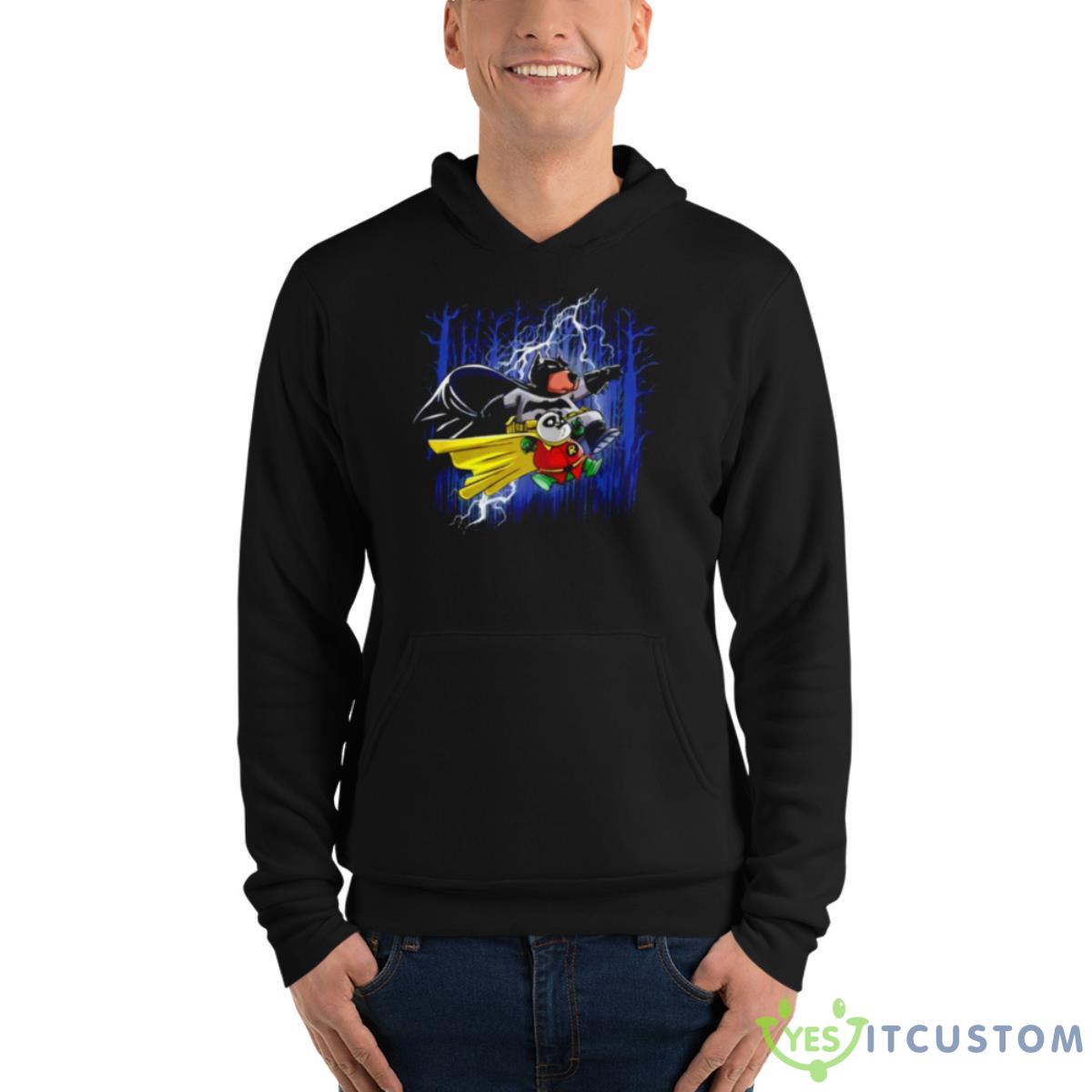 Batbear And Pandin Shirt 4 Batbear And Pandin Shirt - Unisex Fleece Pullover Hoodie