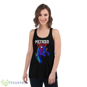 Beat The Trongest Super Metroid Shirt - Women's Flowy Racerback Tank