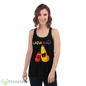Bestfriend Forever Larva PendanShirt - Women's Flowy Racerback Tank