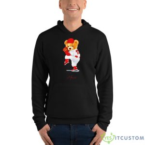 Bird 23 Baseball Bear St. Louis Shirt - Unisex Fleece Pullover Hoodie