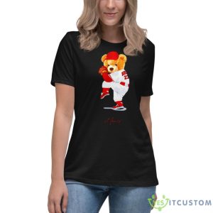 Bird 23 Baseball Bear St. Louis Shirt - Women's Relaxed Short Sleeve Jersey Tee
