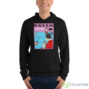 Black Flag Family Man Shirt - Unisex Fleece Pullover Hoodie