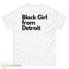 Black Girl From Detroit Shirt - 500 Men’s Classic Tee Gildan