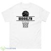 Black Net Basketball Brooklyn Shirt - 500 Men’s Classic Tee Gildan