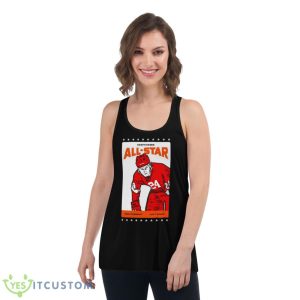 Bob Probert Left Wing All Star Shirt - Women's Flowy Racerback Tank