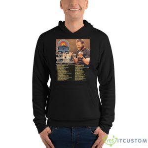 Bom Tour With Dates Dierks Bentley Shirt - Unisex Fleece Pullover Hoodie