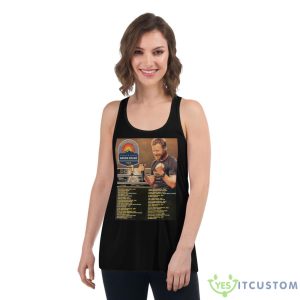 Bom Tour With Dates Dierks Bentley Shirt - Women's Flowy Racerback Tank