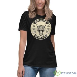 Boop The Tiger Get The Horns Shirt - Women's Relaxed Short Sleeve Jersey Tee