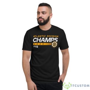Boston Bruins 2023 Atlantic Division Champions Shirt - Short Sleeve T-Shirt