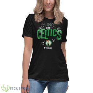 Boston Celtics Noches Ene Be A Shirt - Women's Relaxed Short Sleeve Jersey Tee