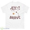 Brave Typography Zodiac Sign Aries Shirt - 500 Men’s Classic Tee Gildan
