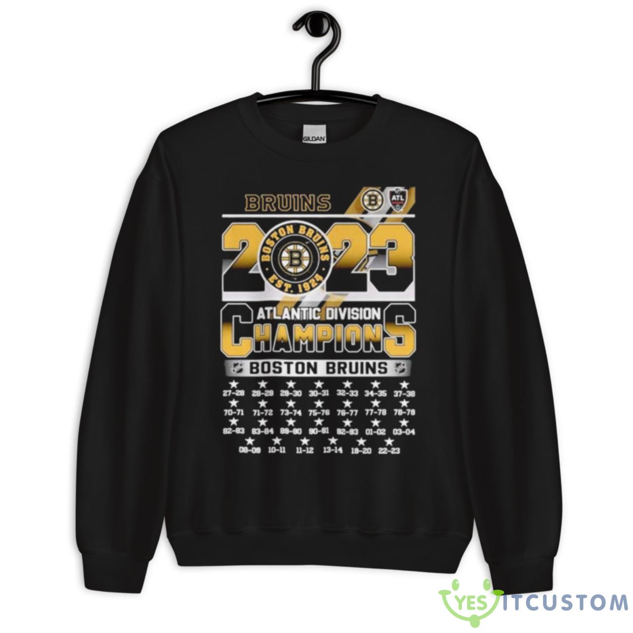 Bruins 2023 Atlantic Division Champions Boston Bruins Shirt 3 Bruins 2023 Atlantic Division Champions Boston Bruins Shirt - Unisex Crewneck Sweatshirt